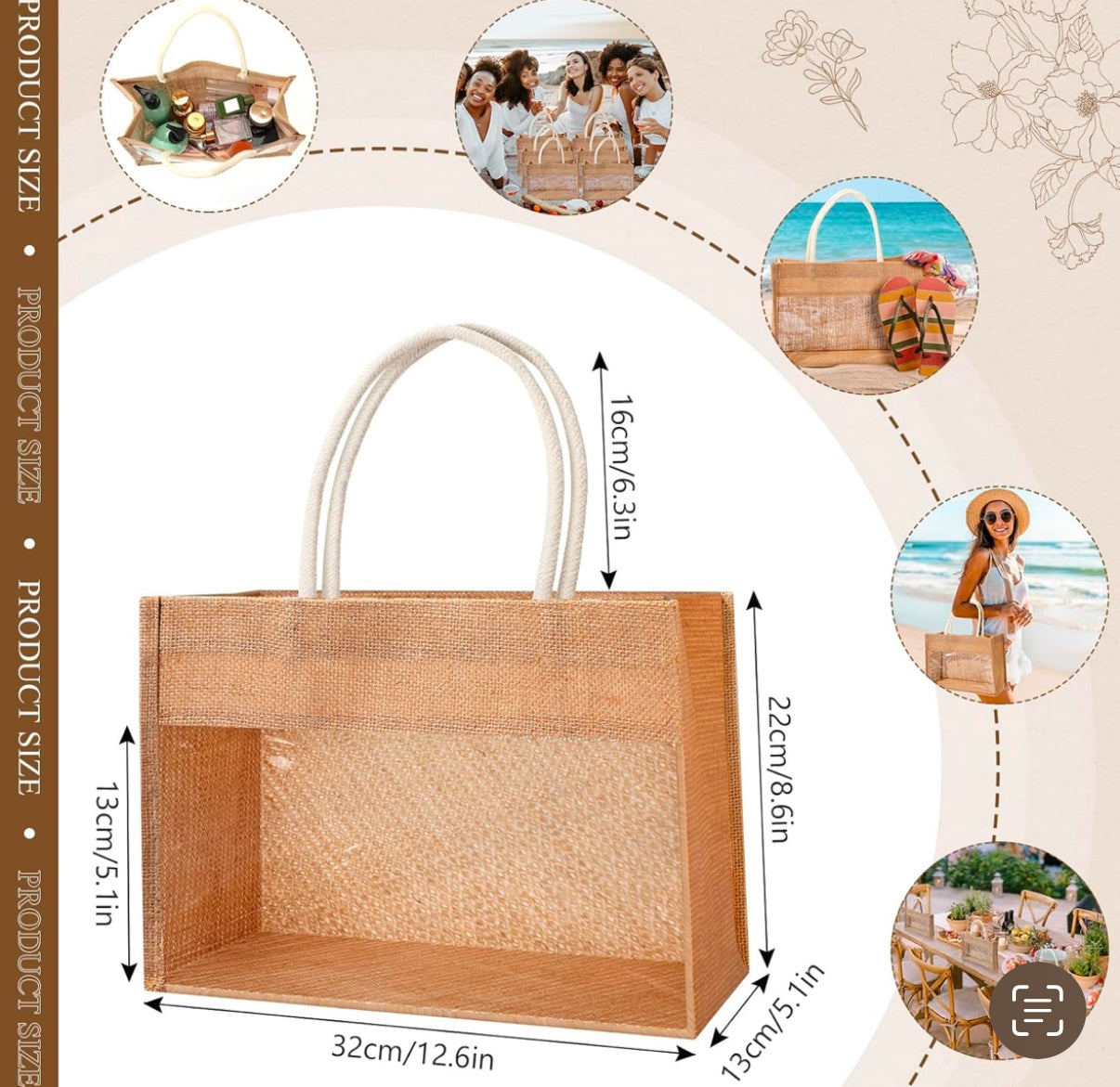 Transparent Tote Bag